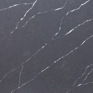 Кварцевый агломерат Etna Quartz EQHM 007 Grey Marquina Полированная 