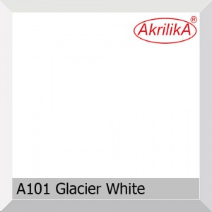 Акриловый камень A101 Glacier white ТМ Akrilika