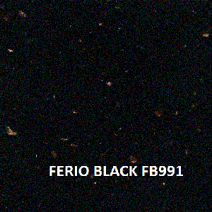 Кварцевый агломерат Samsung Radianz FERIO BLACK FB991