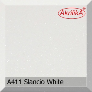 Акриловый камень A411 Slancio white ТМ Akrilika