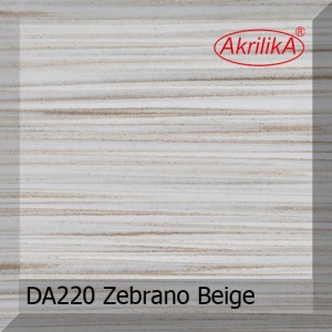 Акриловый камень DA220 Zebrano Beige ТМ Akrilika Design