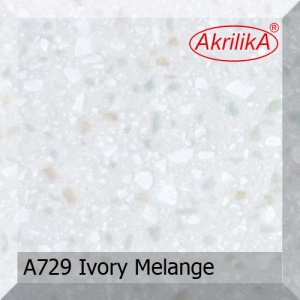 Акриловый камень A729 Ivory melange ТМ Akrilika