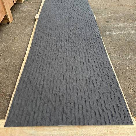 Гибкий камень Elrock Гибкая керамика Elrock GK099 Line stone dark grey
