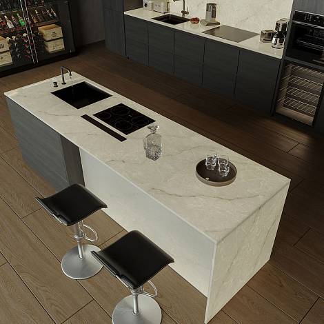 Aleph Stone Кварцевый агломерат ALEPH STONE A94 Onyx Bianco