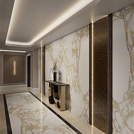 PRIMAX Кварцевый агломерат Primax Fresco 708 Calacatta Ambra
