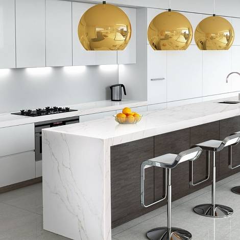Etna Quartz Кварцевый агломерат Golden Silk EQMM 071 Etna Quartz