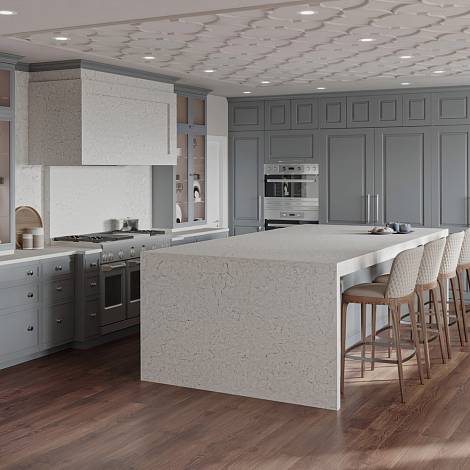 Quantra Quartz Кварцевый агломерат Arctic Breeze 7172 Quantra Quartz