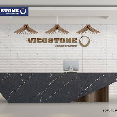 Vicostone Кварцевый агломерат Vicostone CEMENTO BQ8730