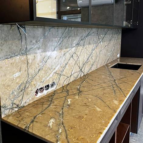 Quantra Quartz Кварцевый агломерат Golden Gate 9965 Quantra Quartz
