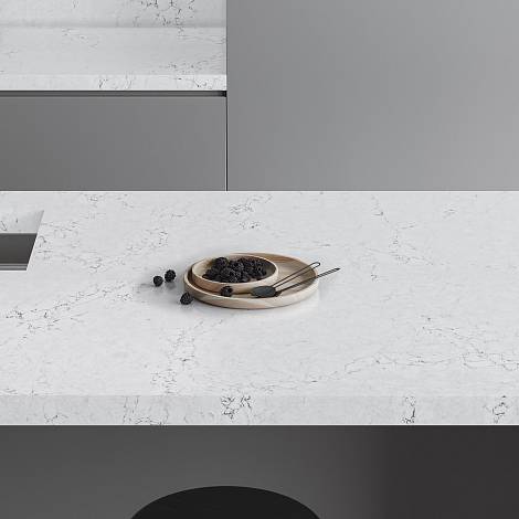 Quantra Quartz Кварцевый агломерат Bianco Venatino 7447 Quantra Quartz