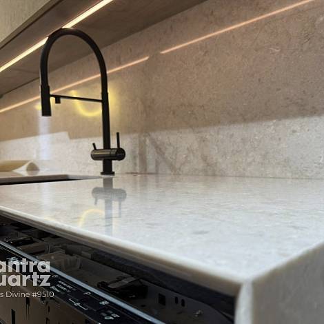 Quantra Quartz Кварцевый агломерат Cygnus Divine (Glencoe) 9510 Quantra Quartz