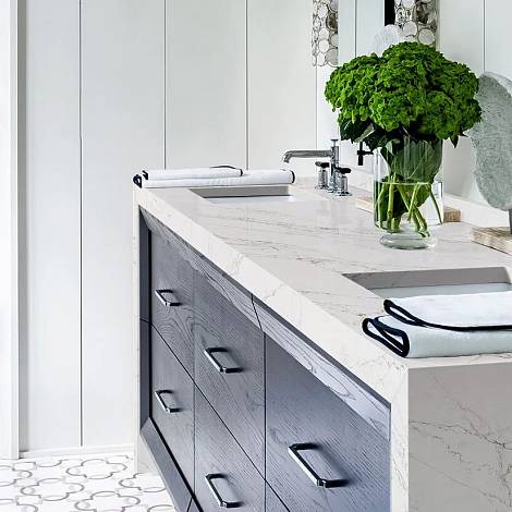 Quantra Quartz Кварцевый агломерат Swan Lake 9939 Quantra Quartz