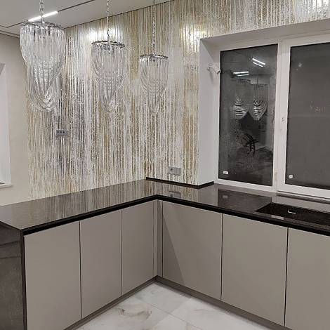 Quantra Quartz Кварцевый агломерат Brown Leaf 2456 Quantra Quartz