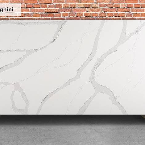 Quantra Quartz Кварцевый агломерат Calacatta Borghini 9444 Quantra Quartz