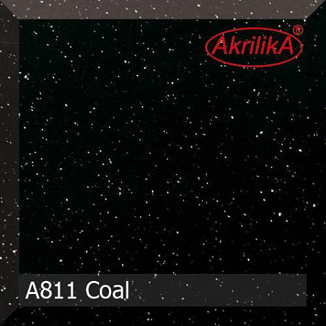 Akrilika Акриловый камень  A811 Coal ТМ Akrilika