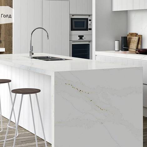 Avant Quartz Кварцевый агломерат Avant Quartz 7550 Калакатта Канны Голд