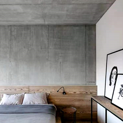 Гибкий камень Elrock Гибкая керамика Elrock GK107 Cement board meddle grey
