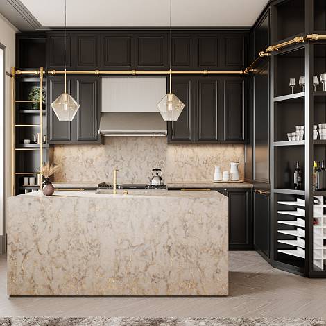 Quantra Quartz Кварцевый агломерат Artisan Wool 2430 Quantra Quartz