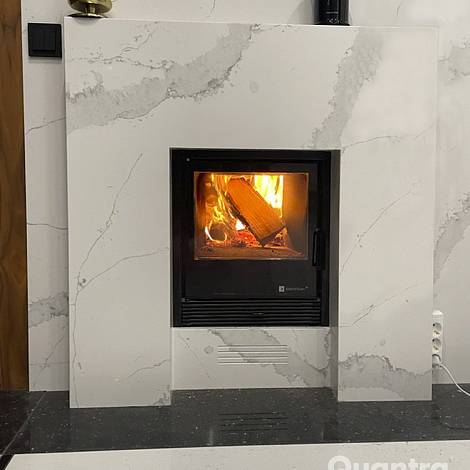 Quantra Quartz Кварцевый агломерат Calacatta Oro 9333 Quantra Quartz