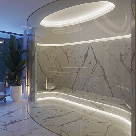 PRIMAX Кварцевый агломерат Primax Fresco 792 Calacatta Toscana
