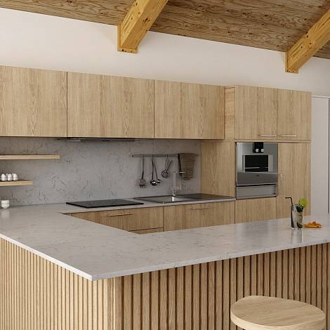 Vicostone Кварцевый агломерат Vicostone VALLEY WHITE BQ2600