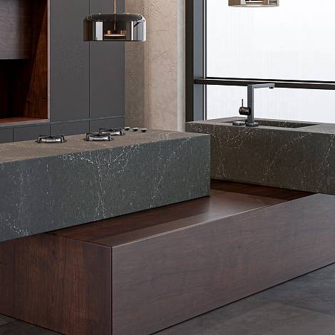 Quantra Quartz Кварцевый агломерат Bellini 7448 Quantra Quartz