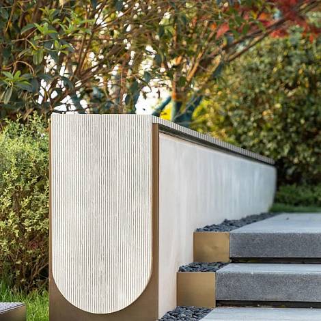 Гибкий камень Elrock Гибкая керамика Elrock GK001 Square line stone beige