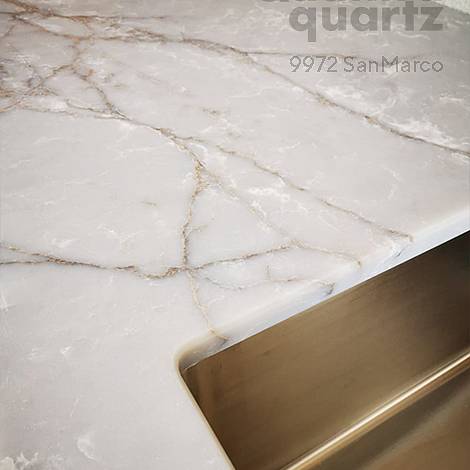 Quantra Quartz Кварцевый агломерат San Marco 9972 Quantra Quartz