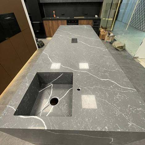 Avant Quartz Кварцевый агломерат Avant Quartz 7670 Калакатта Кассель