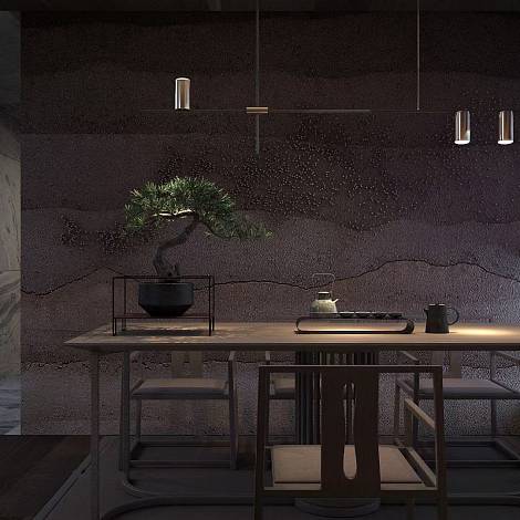 Гибкий камень Elrock Гибкая керамика Elrock GK113 Relic rammed earth gradient grey