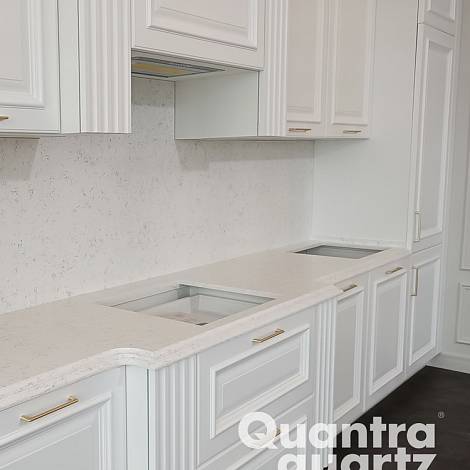 Quantra Quartz Кварцевый агломерат New Carrara 1673 Quantra Quartz