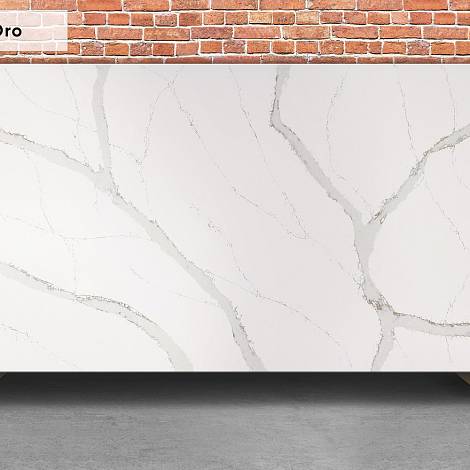 Quantra Quartz Кварцевый агломерат Calacatta Oro 9333 Quantra Quartz