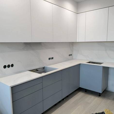 Alfa Quartz Кварцевый агломерат Alfa Quartz AQ-010 Statuario San Marco