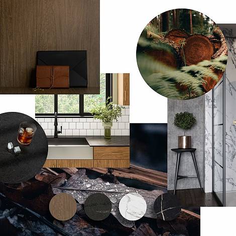Quantra Quartz Кварцевый агломерат Marquina 4382 Quantra Quartz