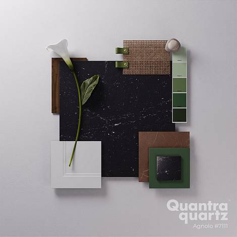 Quantra Quartz Кварцевый агломерат Agnolo 7111 Quantra Quartz