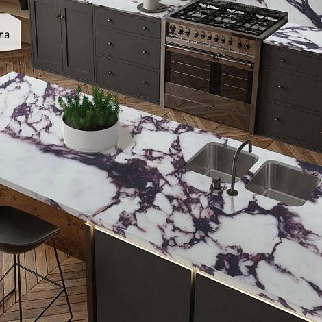 Avant Quartz Кварцевый агломерат Avant Quartz 5755 Калакатта Виола