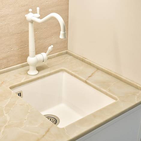Aleph Stone Кварцевый агломерат ALEPH STONE A96 Ivory Glace