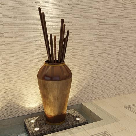 Гибкий камень Elrock Гибкая керамика Elrock GK008 Muretto stone beige