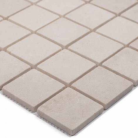 STARmosaic мраморная мозаика Мраморная мозаика Starmosaic Classic CREMA MARFIL MATT 48x48