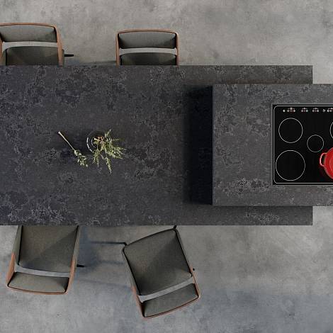 Quantra Quartz Кварцевый агломерат Hermes Grey 8058 Quantra Quartz