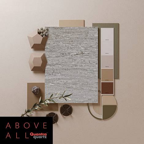 Quantra Quartz Кварцевый агломерат Baroque Harmony 9924 Quantra Quartz