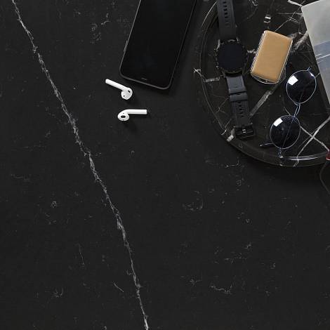 Coante Кварцевый агломерат Coante 7716 Arte Black Polished