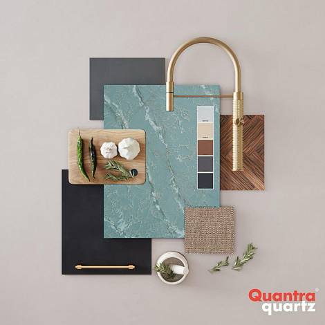 Quantra Quartz Кварцевый агломерат Buckingham 9963 Quantra Quartz