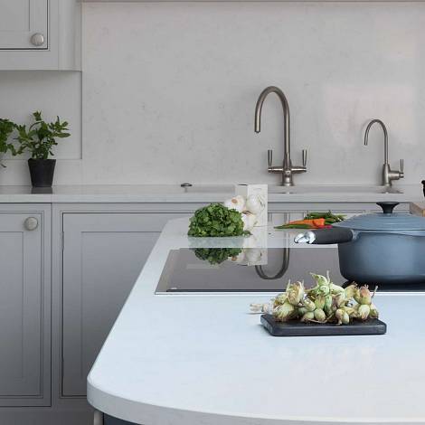 Quantra Quartz Кварцевый агломерат New Carrara 1673 Quantra Quartz