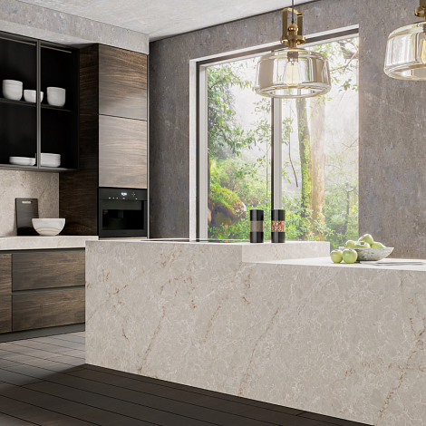 Quantra Quartz Кварцевый агломерат Sevilia 9953 Quantra Quartz