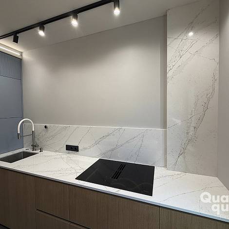 Quantra Quartz Кварцевый агломерат Pirouette 9976 Quantra Quartz