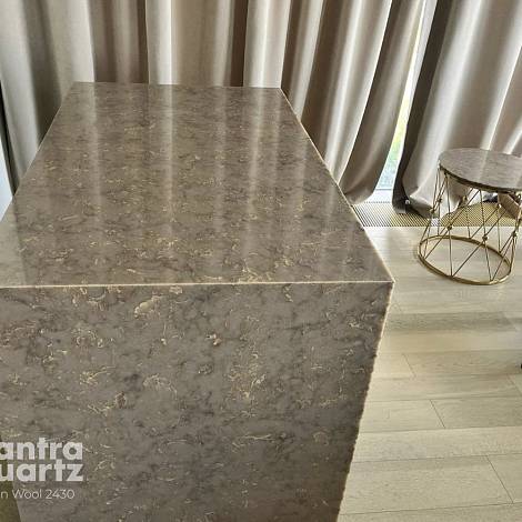 Quantra Quartz Кварцевый агломерат Artisan Wool 2430 Quantra Quartz