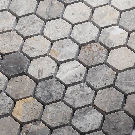 STARmosaic мраморная мозаика Мраморная мозаика Starmosaic Hex HEXAGON VLgP 23х23