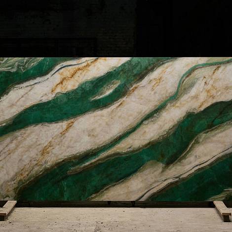 PRIMAX Кварцевый агломерат Primax Fresco 730 Calacatta Emerald Dreams