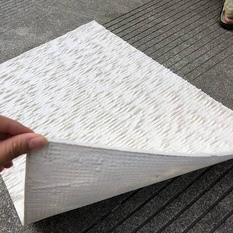 Гибкий камень Elrock Гибкая керамика Elrock GK110 Ridged stone pure white